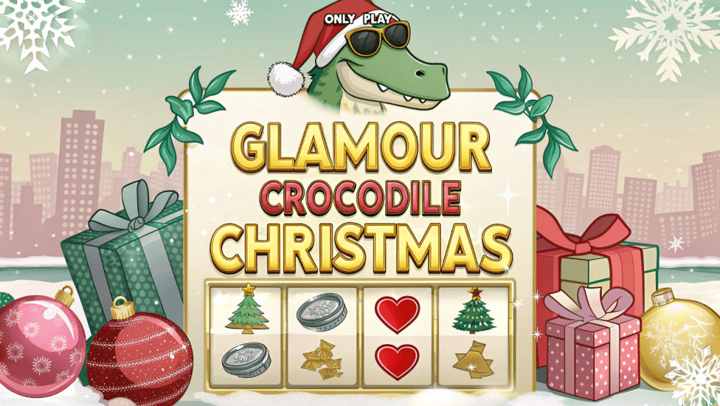 Glamour Crocodile Christmas